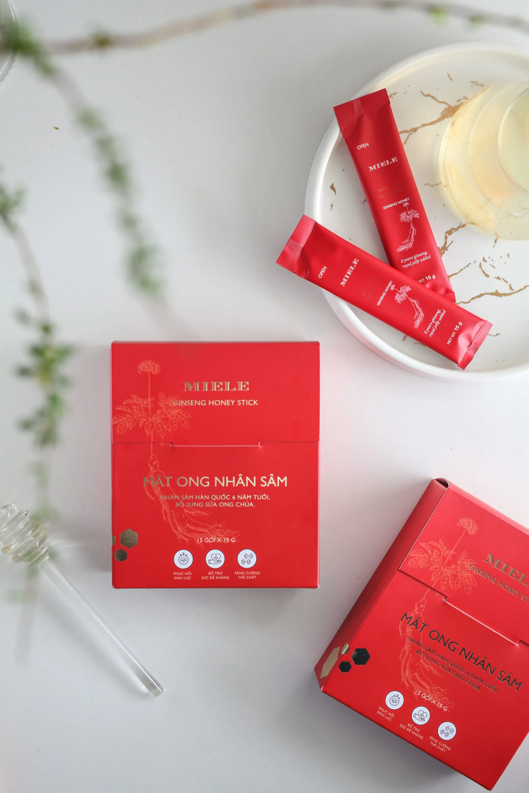Hộp stick nhân sâm