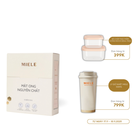 Mật Ong Nguyên Chất (15 gói x 15g)