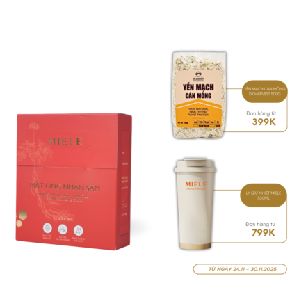 Mật Ong Nhân Sâm (15 gói x 15g)