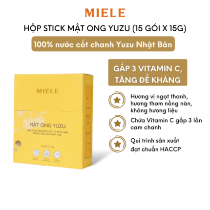 Mật Ong Yuzu (15 gói x 15g)