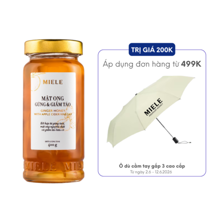 Mật Ong Gừng & Giấm Táo Miele