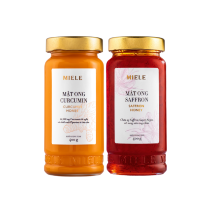 Combo: Mật ong Curcumin Miele 400g + Mật ong Saffron Miele 400g