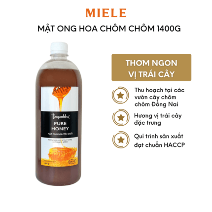Mật Ong Hoa Chôm Chôm 1,4kg