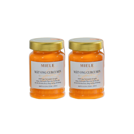 Combo: 02 Hũ Mật Ong Curcumin Miele 250G