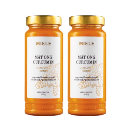 Combo: 02 Hũ Mật Ong Curcumin Miele 700G